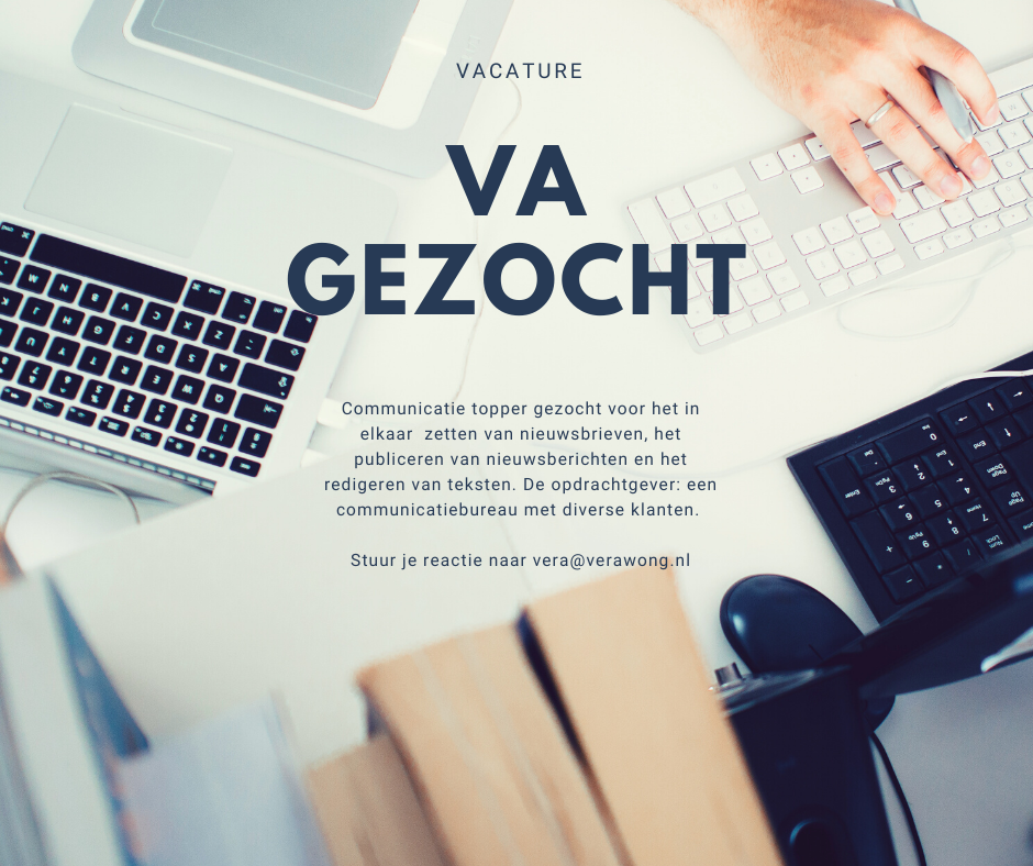 VA gezocht virtual assistant virtueel assistent vacature
